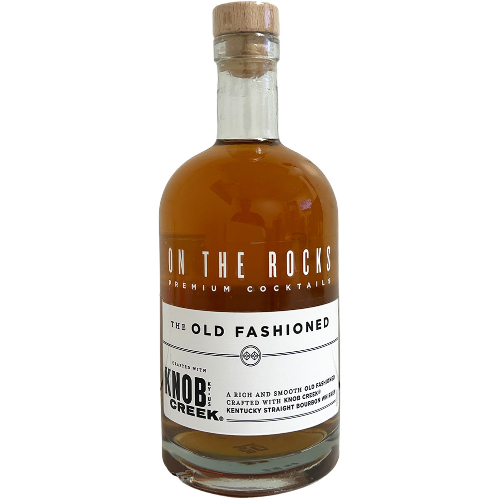 On The Rocks Knob Creek Bourbon Old Fashioned Cocktail