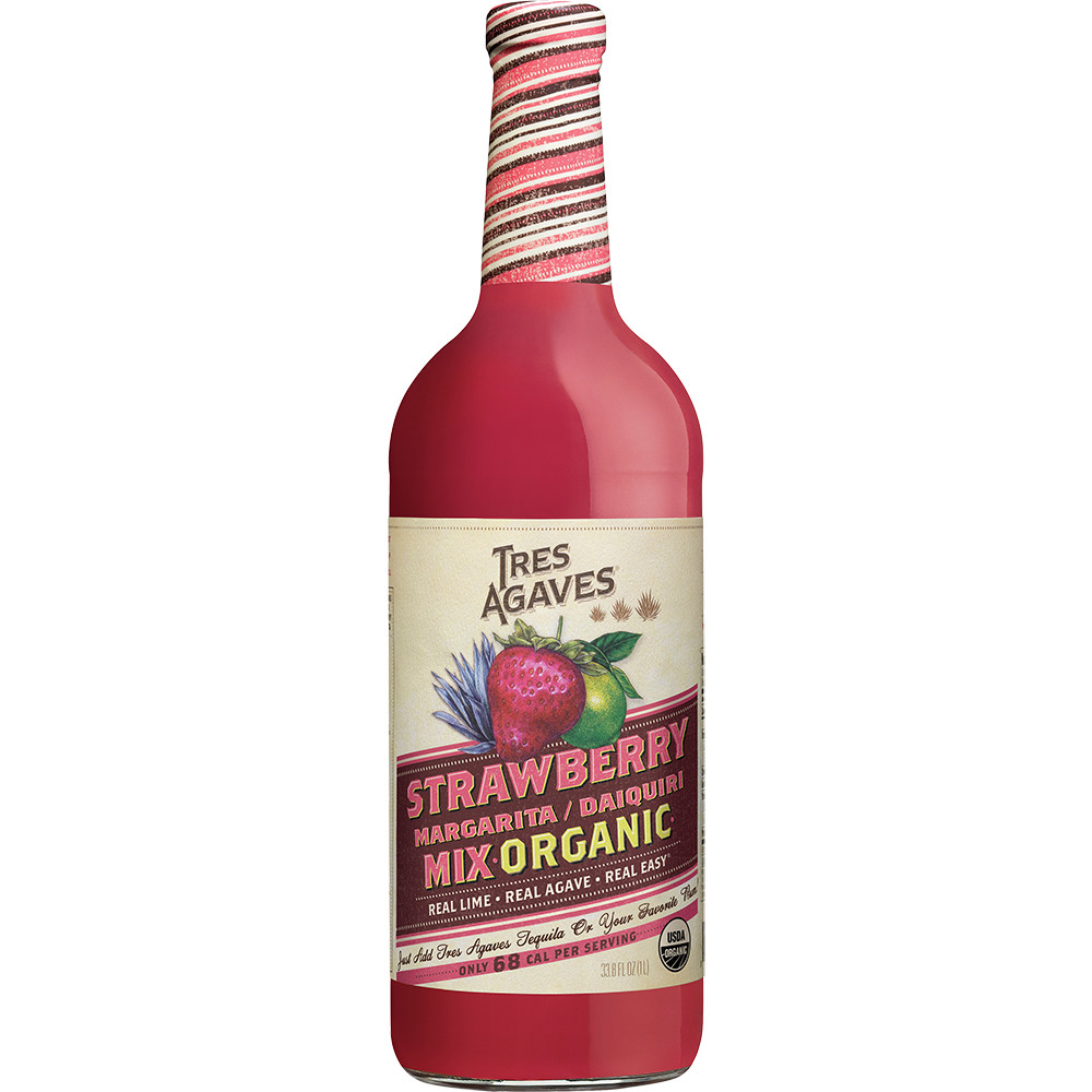 Tres Agaves Organic Strawberry Margarita Mix