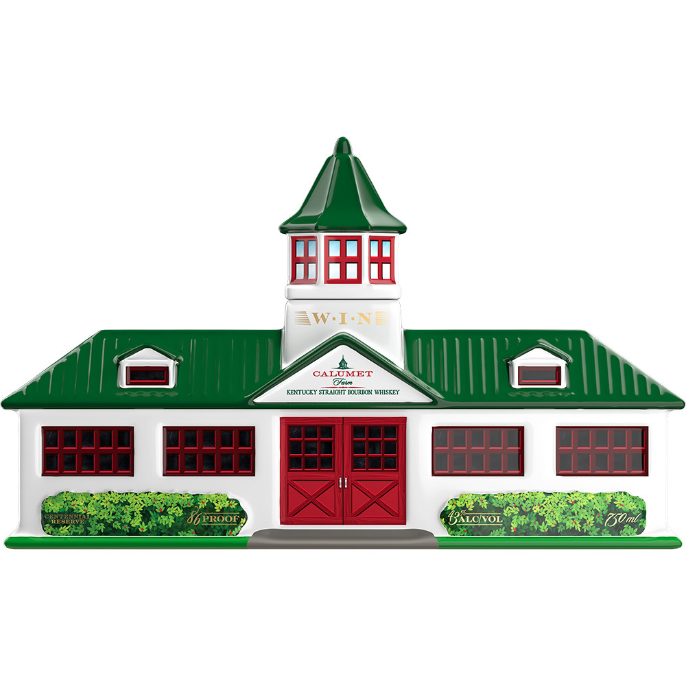 Calumet Farm Ceramic Farm Decanter Centennial Release Bourbon