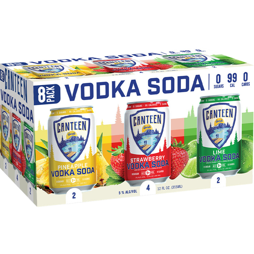 Canteen Vodka Soda Variety Pack