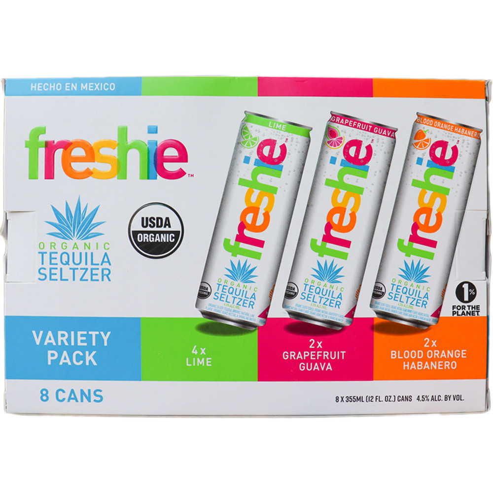 Freshie Organic Tequila Seltzer Variety Pack