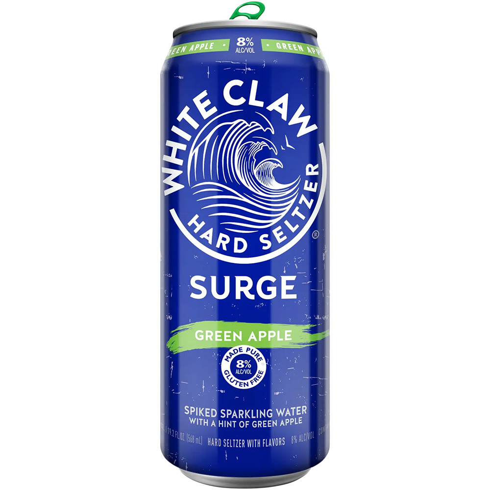 White Claw Hard Seltzer Surge Green Apple