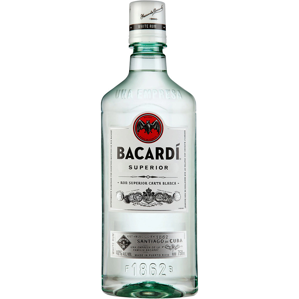 Bacardi Superior Rum Plastic