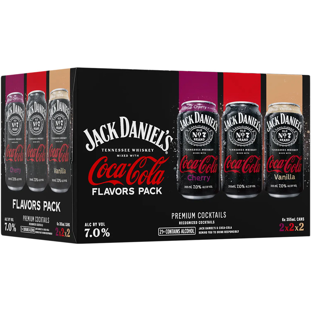 Jack Daniel's Whiskey & Coca-Cola Flavors Pack
