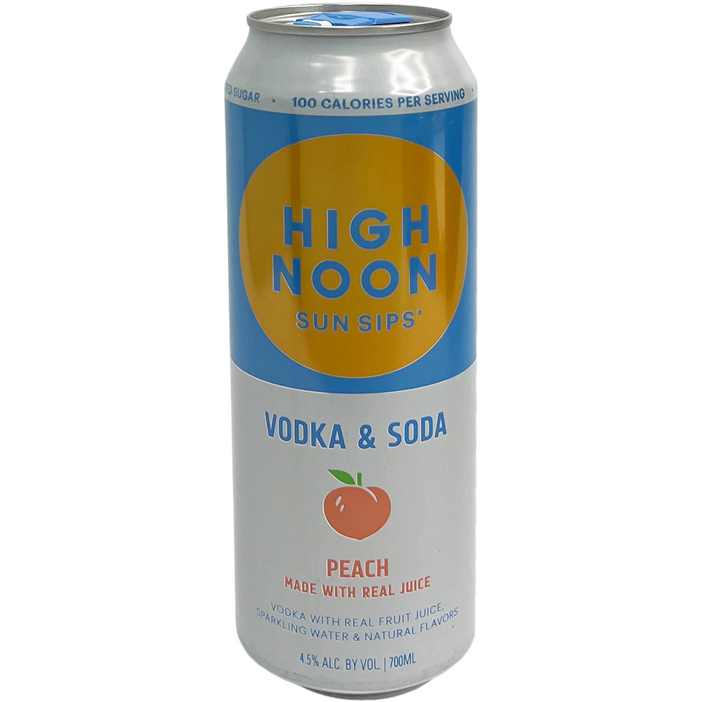 High Noon Sun Sips Peach Vodka & Soda