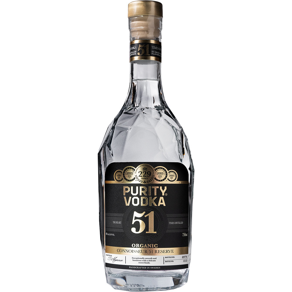 Purity Connoisseur 51 Reserve Organic Vodka