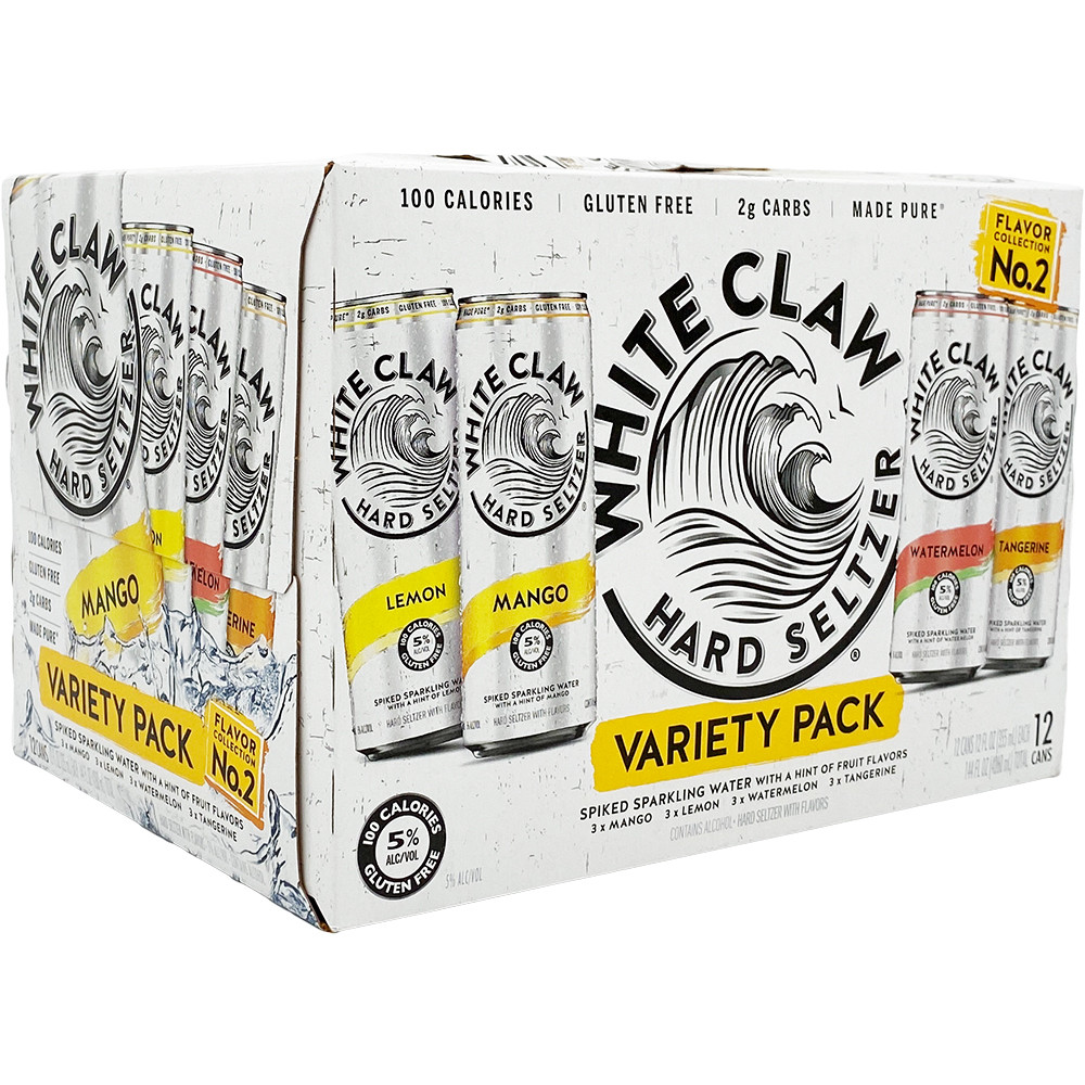 White Claw Hard Seltzer Variety Pack Flavor Collection No. 2