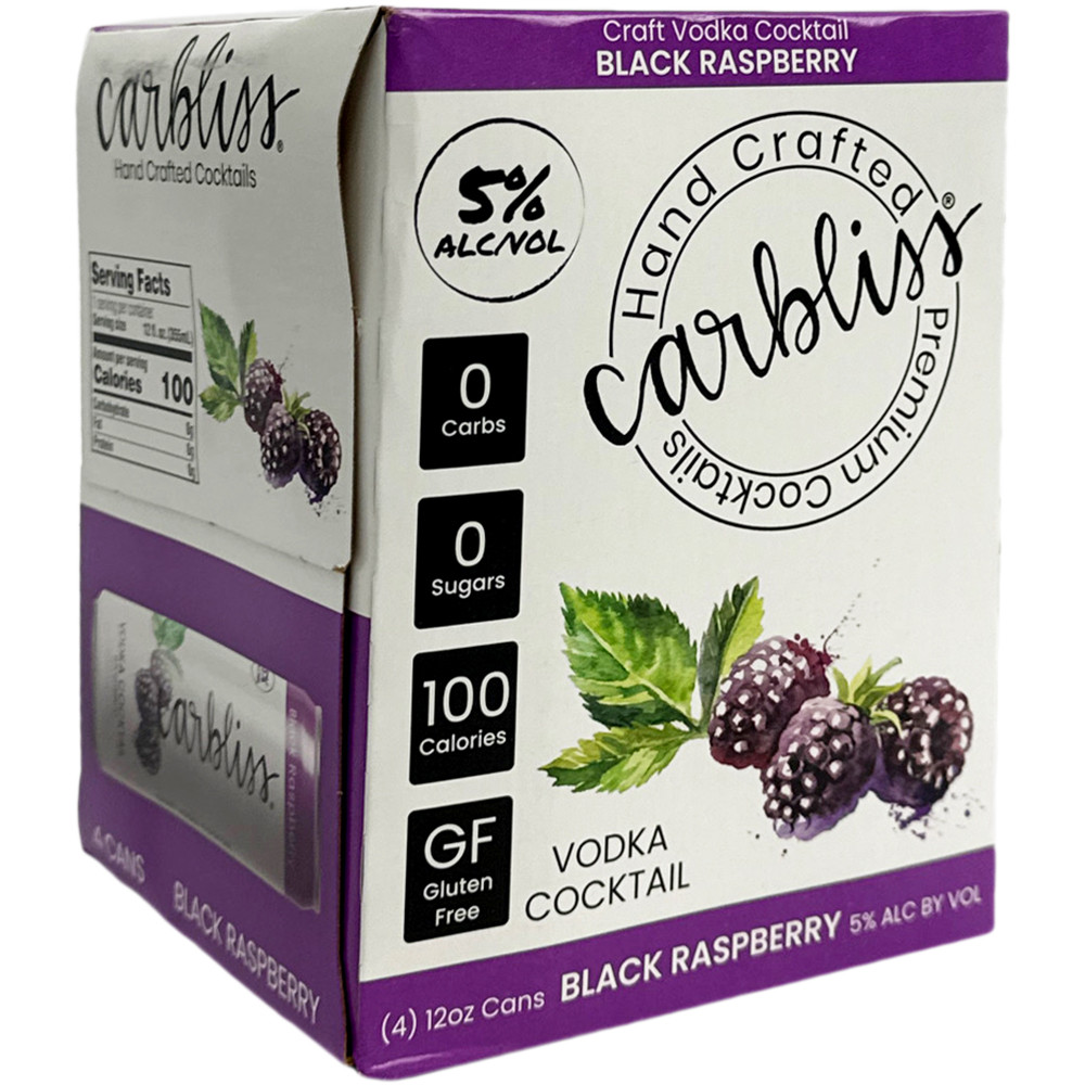 Carbliss Black Raspberry Vodka Cocktail