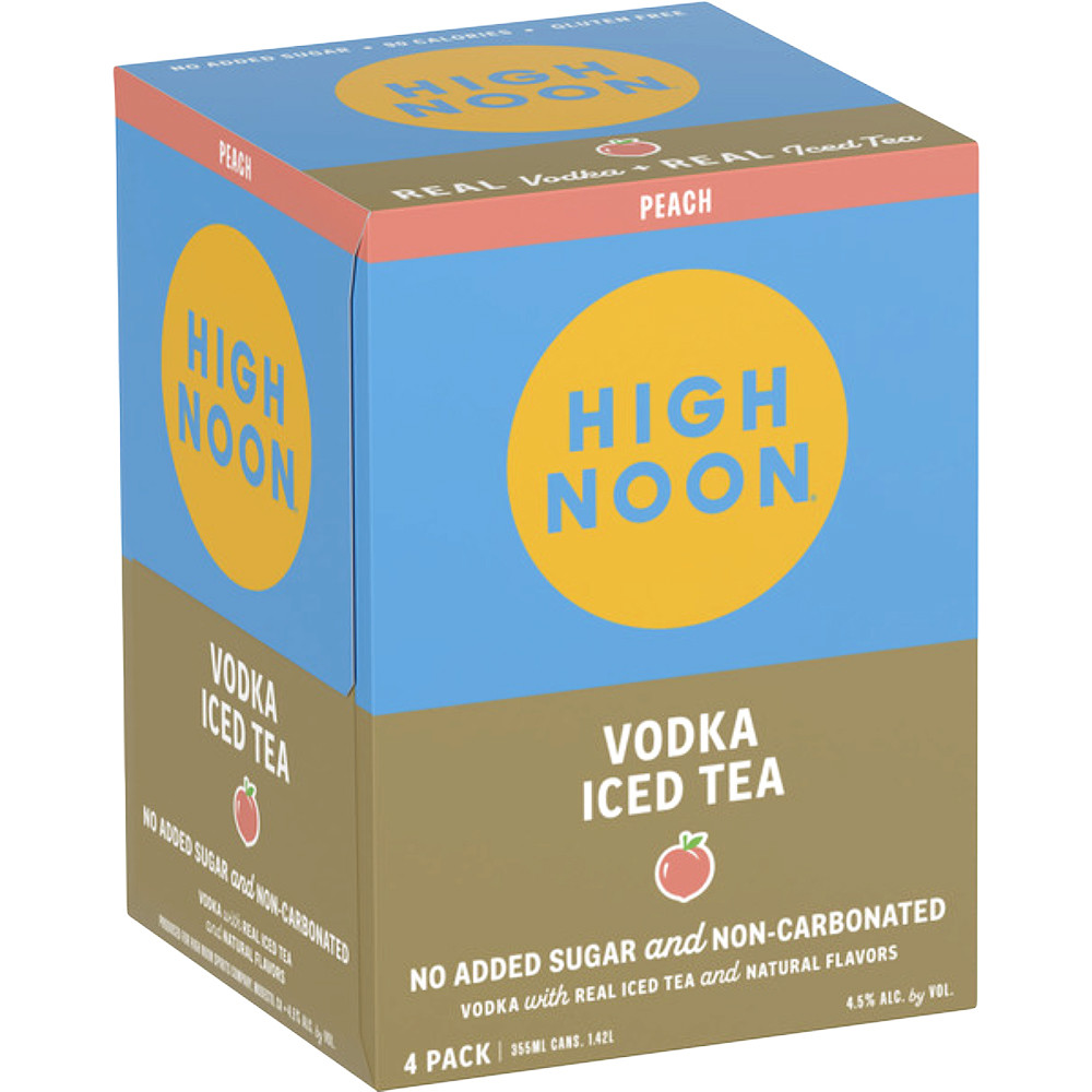 High Noon Peach Vodka Iced Tea