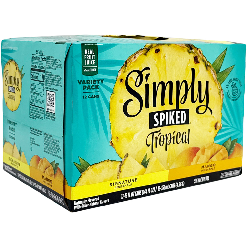 Simply Spiked Tropical Variety Pack
