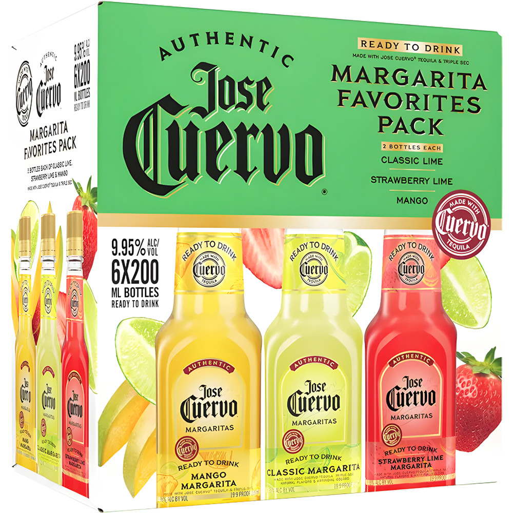 * Image is for display purpose only Jose Cuervo Authentic Margarita Favorites Pack