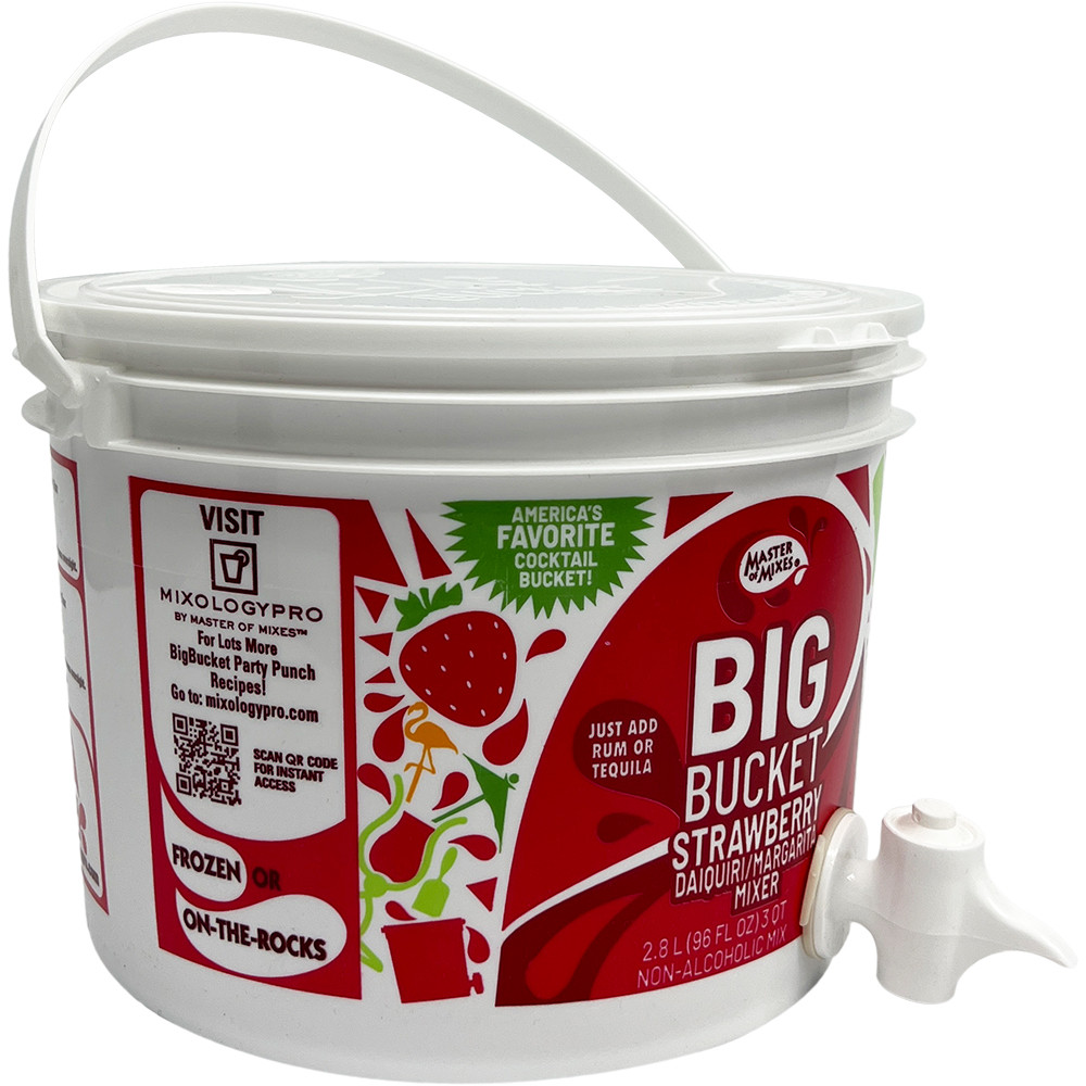 Master Of Mixes Big Bucket Strawberry Daiquiri & Margarita Mixer