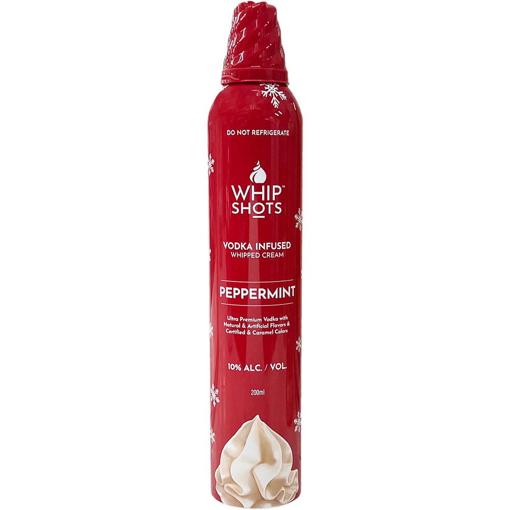 Whipshots Vodka Infused Peppermint Whipped Cream