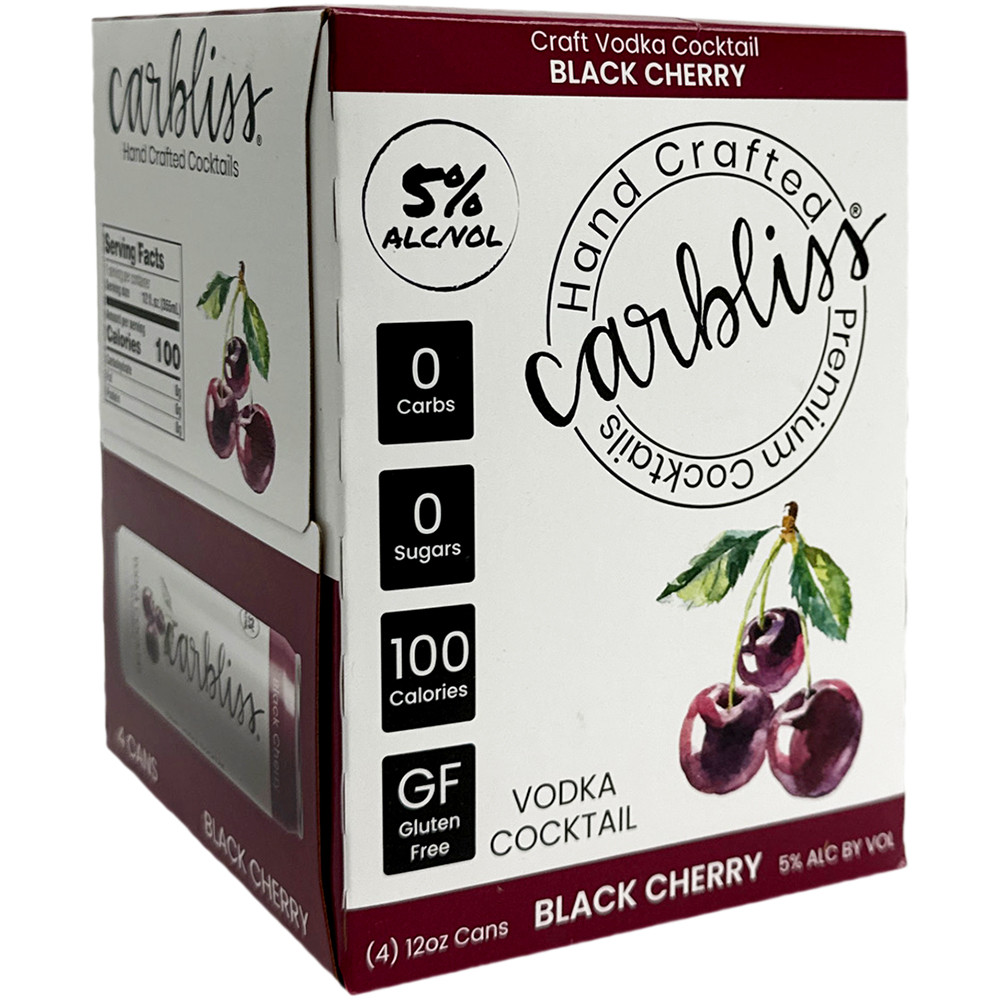 Carbliss Black Cherry Vodka Cocktail