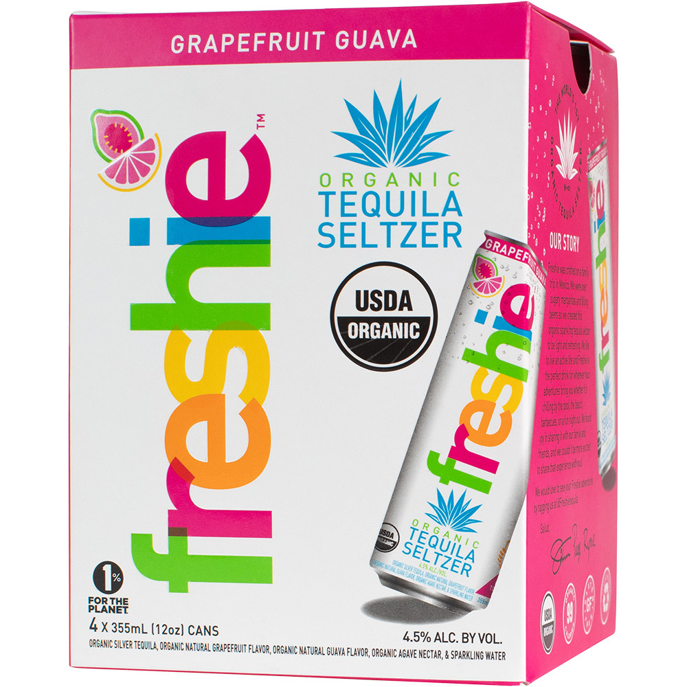 Freshie Organic Grapefruit Guava Tequila Seltzer