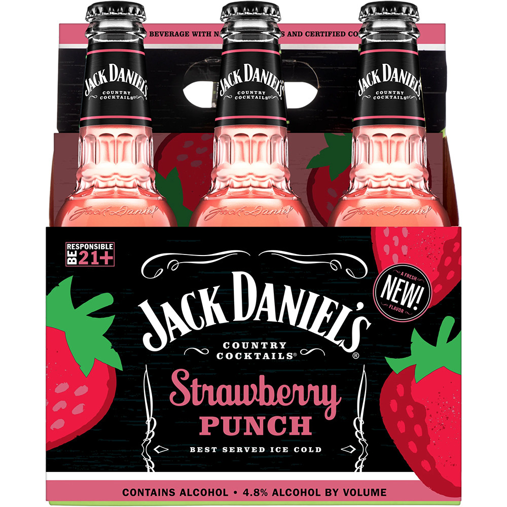 Jack Daniel's Country Cocktails Strawberry Punch