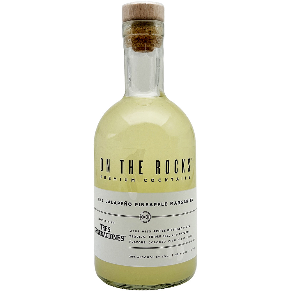 On The Rocks Jalapeno Pineapple Margarita Cocktail