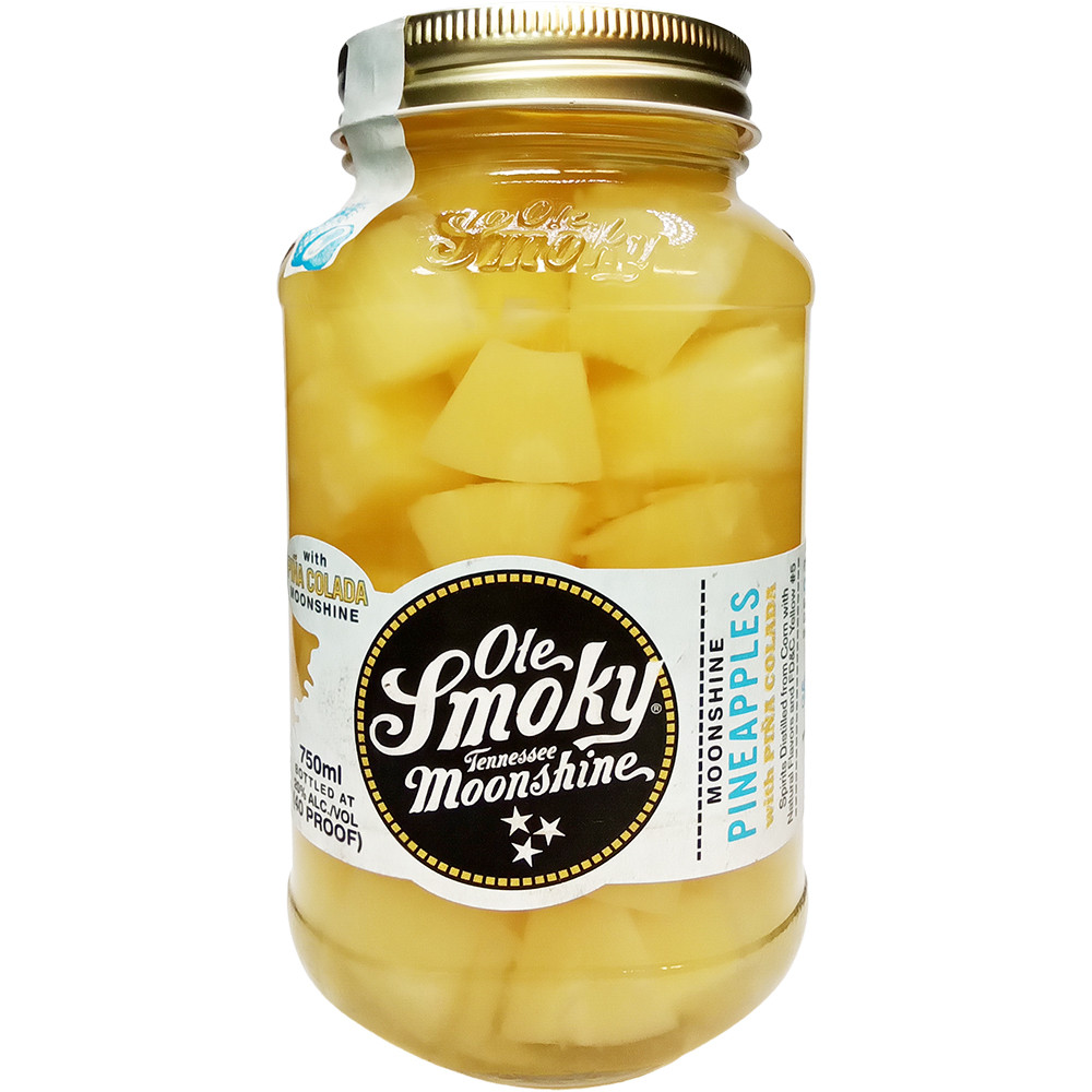 Ole Smoky Pineapples with Pina Colada Moonshine