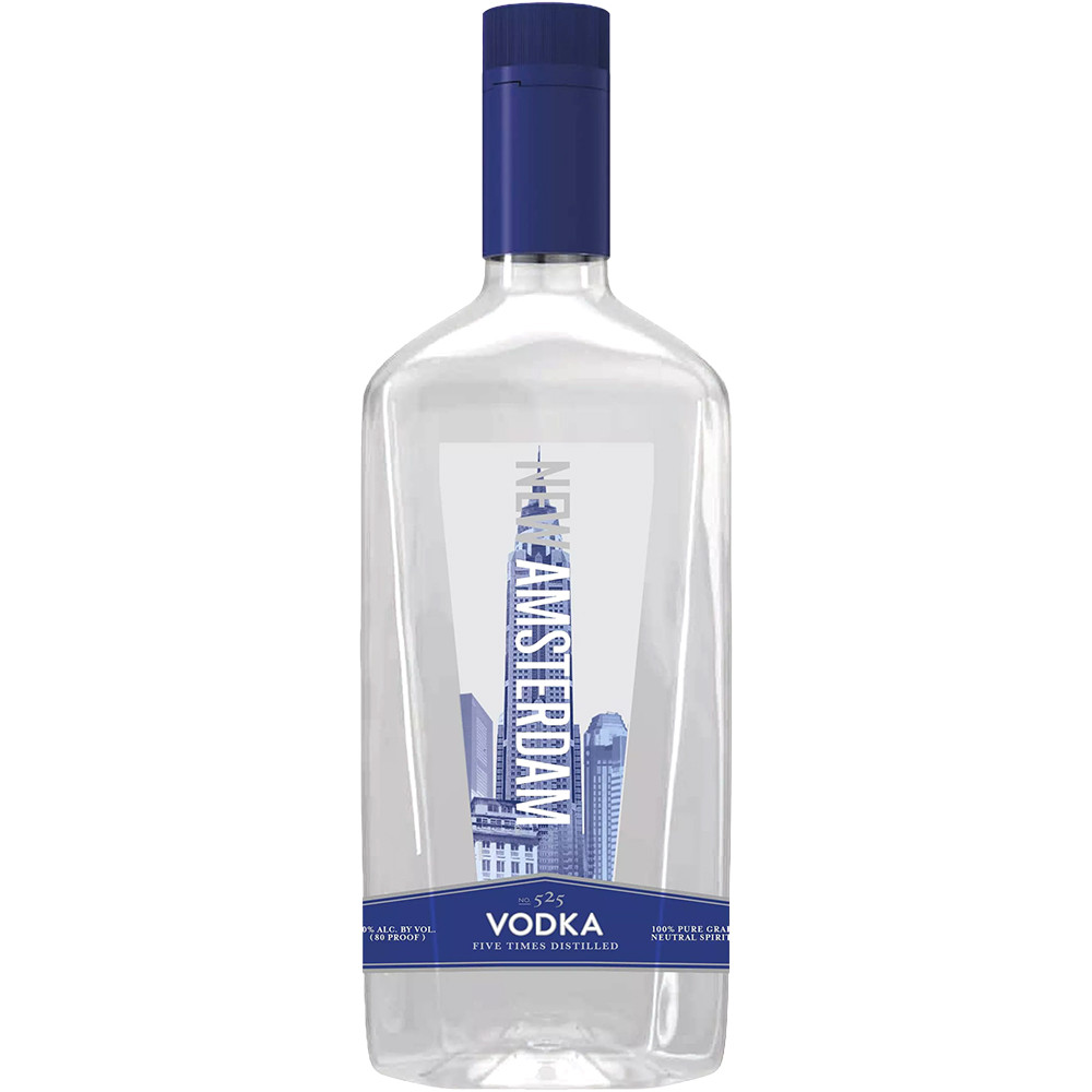 New Amsterdam 80 Proof Vodka Plastic
