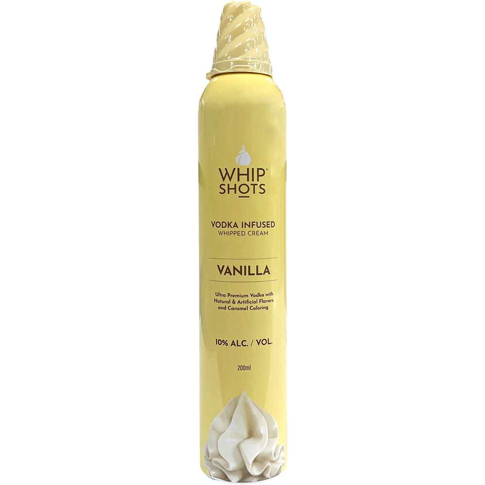 Whipshots Vodka Infused Vanilla Whipped Cream