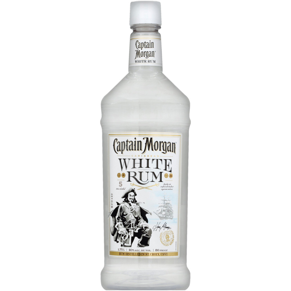 Captain Morgan White Rum Plastic