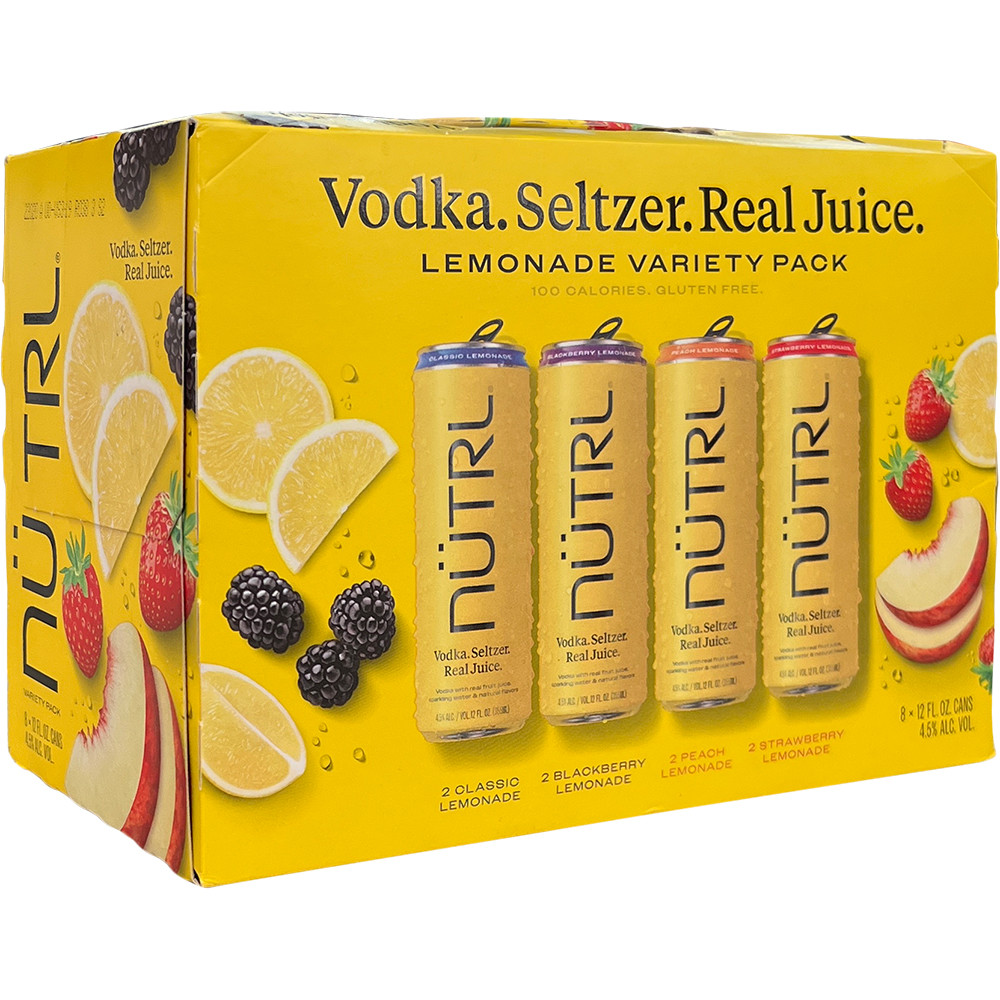 NUTRL Lemonade Vodka Seltzer Variety Pack
