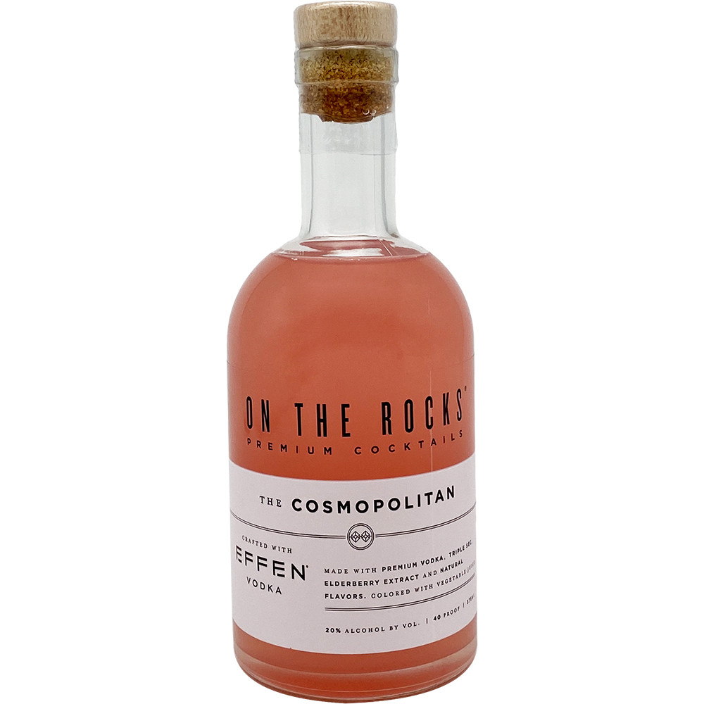 On The Rocks Effen Vodka The Cosmopolitan Cocktail