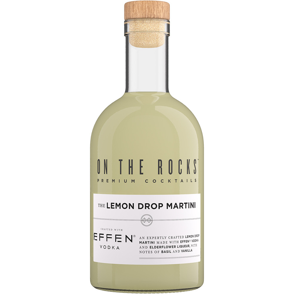 On The Rocks Effen Vodka Lemon Drop Martini