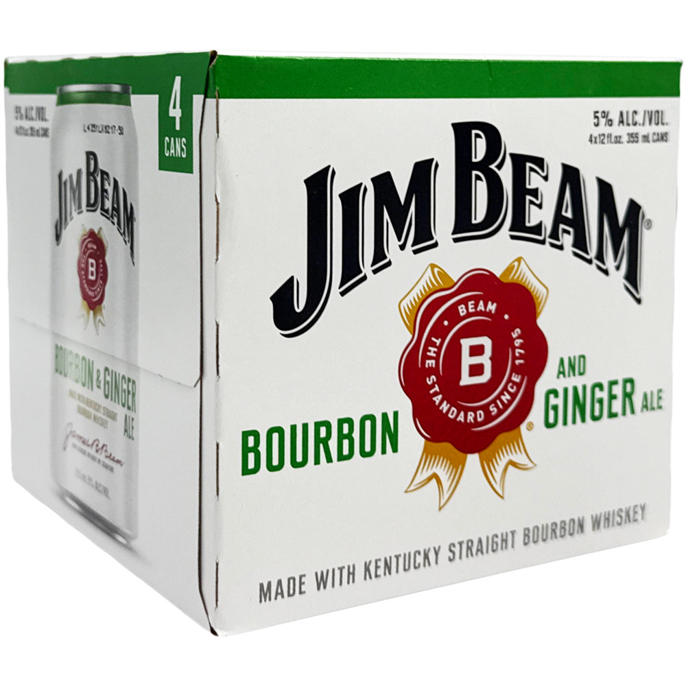 Jim Beam Bourbon Whiskey & Ginger Ale