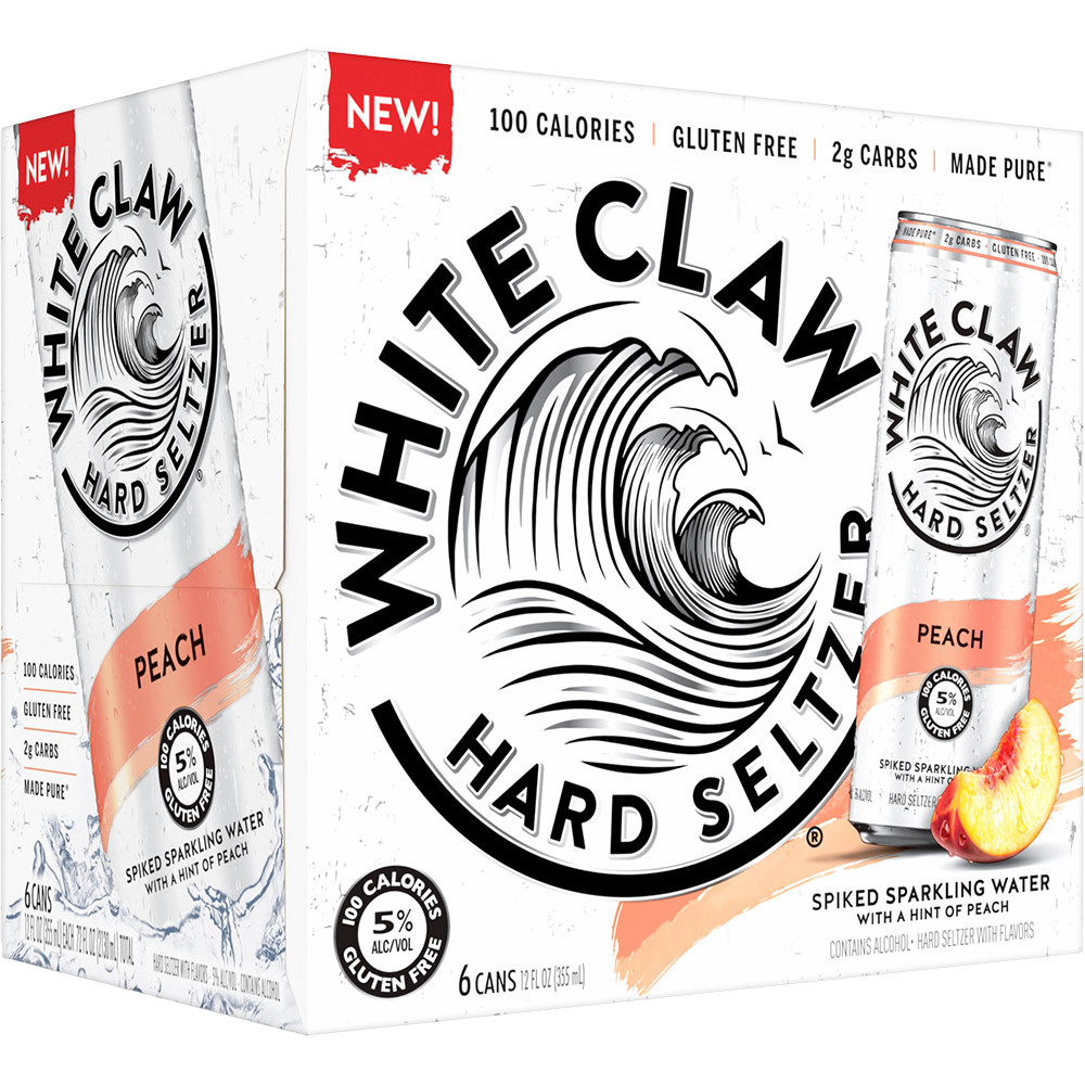 White Claw Hard Seltzer Peach
