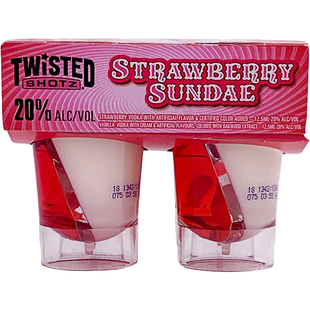 Twisted Shotz Strawberry Sundae