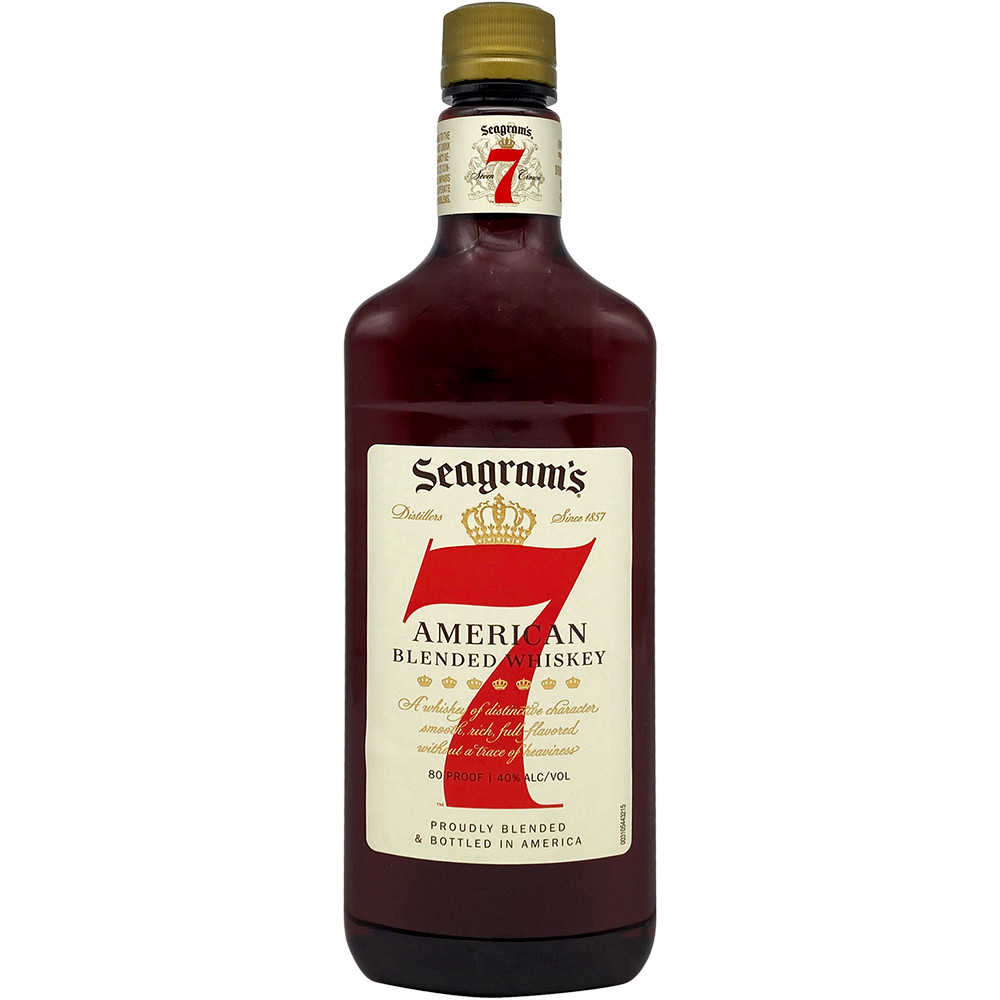 Seagram's 7 Crown American Blended Whiskey Plastic